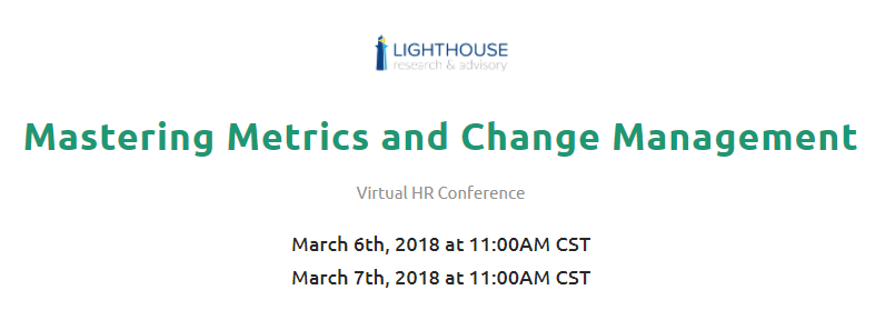 Virtual HR Training Event: HR Metrics and Change Management